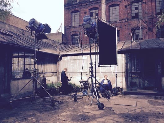 Marie Curie film production
